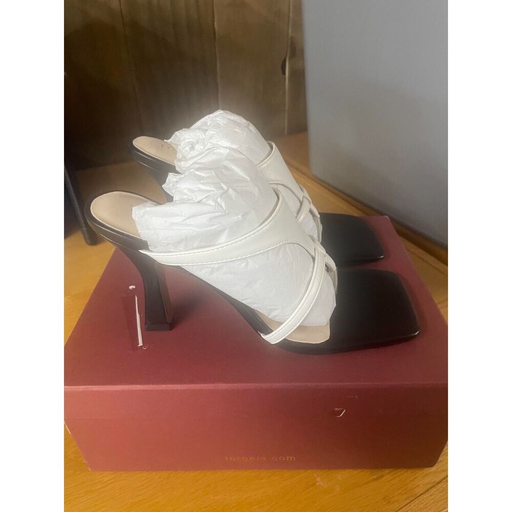 Torgeis Women's Aconite Heels White Size 6.5